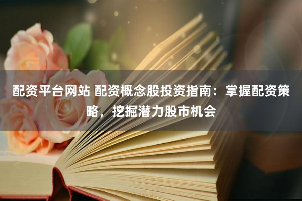 配资平台网站 配资概念股投资指南：掌握配资策略，挖掘潜力股市机会