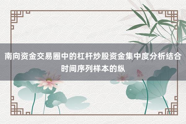 南向资金交易圈中的杠杆炒股资金集中度分析结合时间序列样本的纵